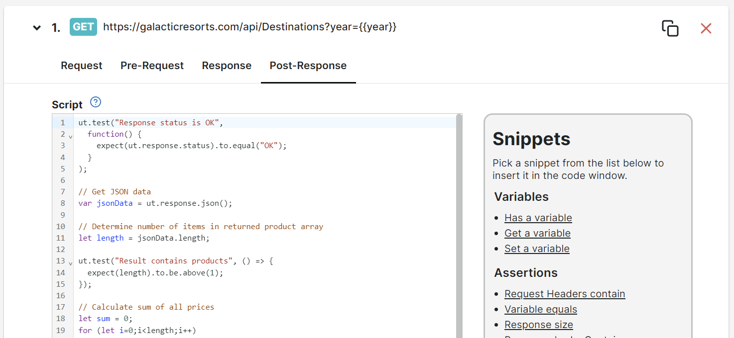 Custom scripting tabs